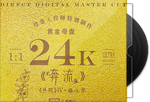 梅小琴《奔流》头版限量编号24K黄金母盘第1张